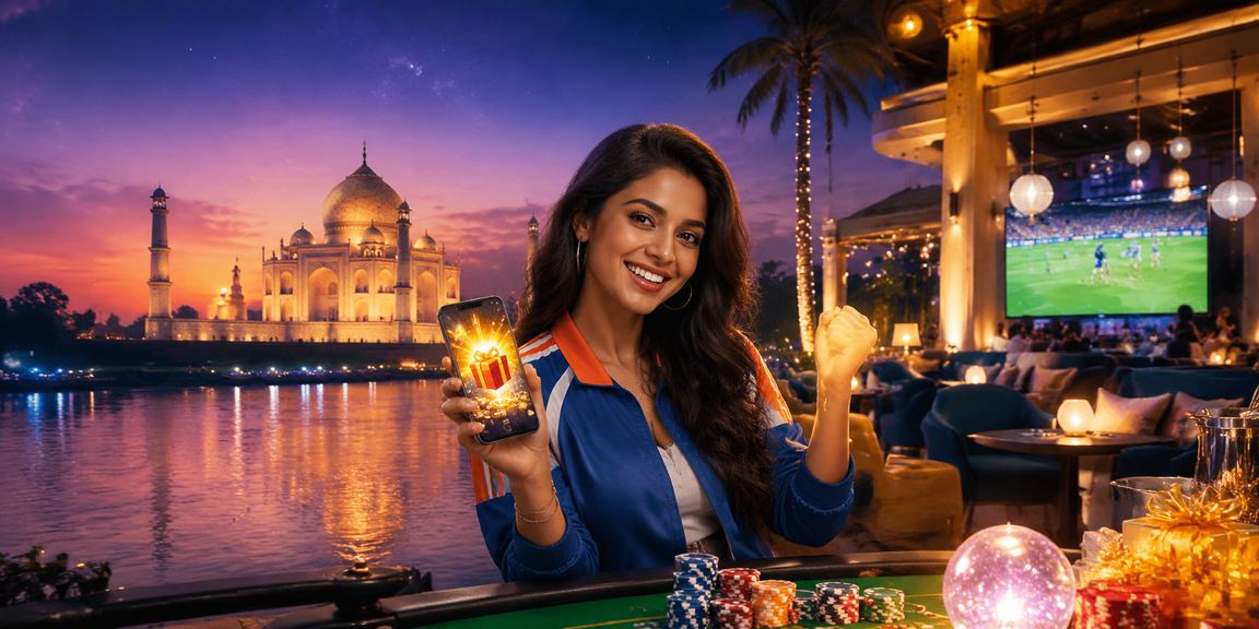 Player enjoying live casino game on mobile phone in India
