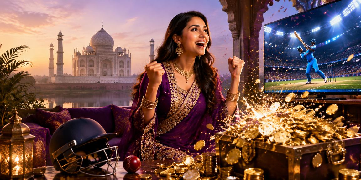Mobile player enjoying Teen Patti while watching cricket